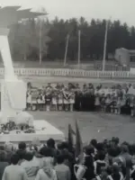 Памятник, посвященный подвигам героев Великой Отечественной войны, Россия, Красноярский край, Нижнеингашский район, поселок Канифольный