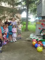 Памятная стелла «Вечная память погибшим в 1941–1945», Россия, Красноярский край, Каратузский район, село Старая Копь