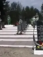 Военно-мемориальный комплекс на гражданском кладбище п. Хвойная Новгородской области, Россия, Новгородская область, Хвойнинский район, поселок городского типа Хвойная