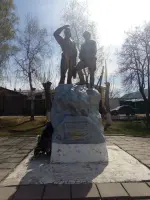 Памятник Боронину и Ветвинскому, Россия, Чувашская Республика, Алатырь, улица Горшенина