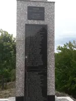Памятный символ в честь воинов-односельчан, погибших в годы ВОВ Аул Большой Кичмай (Ахинтам), Россия, Краснодарский край, Сочи, поселок Ахинтам