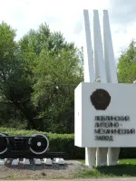 Стела Люблинского ЛМЗ, Россия, Москва, Люблинская улица
