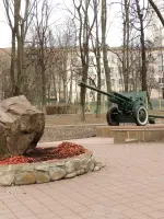 Пушка ЗиС-3, Россия, Москва, сквер Гвардии Полковника Ерастова